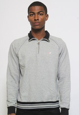 VINTAGE CHAMPION 1/4 ZIP SWEATSHIRT