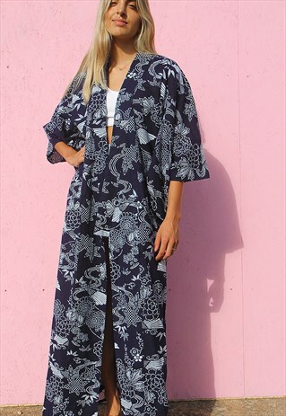 Kimono in Navy Blue