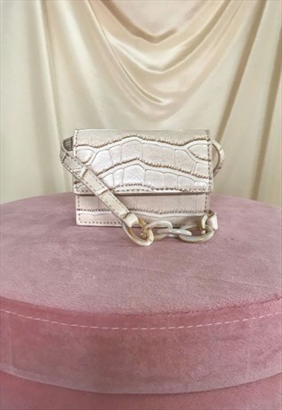 AURORA CROCODILE MINI WALLET BAG