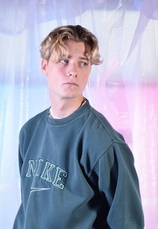 VINTAGE NIKE GREEN SWEATSHIRT