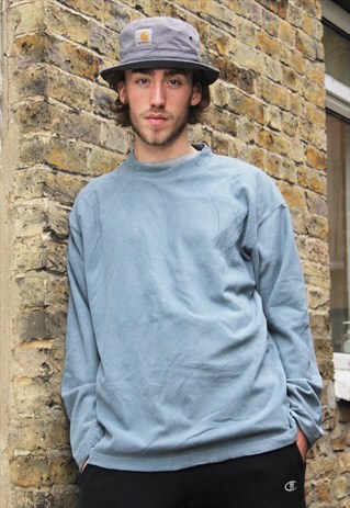 RETRO / 90'S / COLUMBIA / BLUE SWEATSHIRT