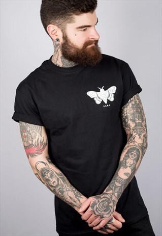 MOTH BLACK T-SHIRT