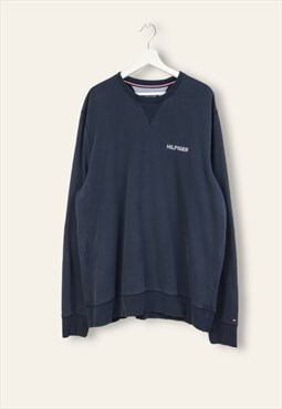 Vintage Tommy Hilfiger Sweatshirt TH in Blue XL