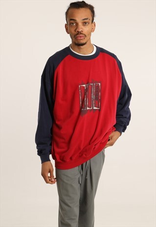 VINTAGE ADIDAS PRINTED SWEATSHIRT