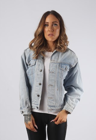 VINTAGE DENIM JACKET NEW GENERATION UK 6 - 8 (R2X)