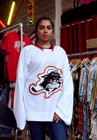 large hockey jersey