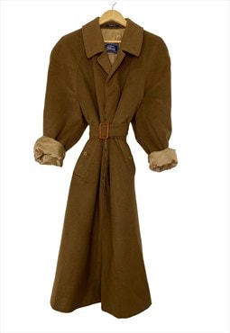 Oversized vintage Burberry coat in virgin wool. Size XL