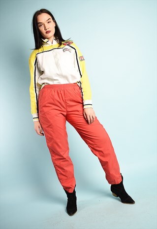 Y2K RETRO ATHLEISURE SPORTS TRACKSUIT TROUSERS JOGGERS PANTS