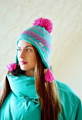 VINTAGE WARM COLORFUL HAT