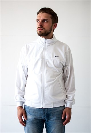 VINTAGE RETRO WHITE NIKE JACKET