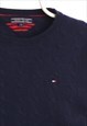 VINTAGE 90'S TOMMY HILFIGER JUMPER / SWEATER KNITTED CABLE