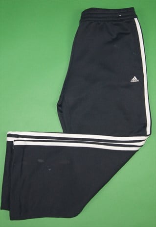 Vintage Adidas 00s Y2K 3 Stripe Gym Tracksuit Pants Bottoms | Sestris ...