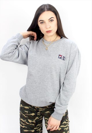 90'S RETRO GREY SWEATSHIRT