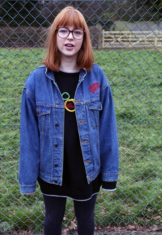 VINTAGE PLANET HOLLYWOOD LONDON DENIM JACKET