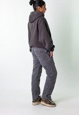 Dark Grey 90s Dickies  Cargo Skater Trousers Pants Jeans