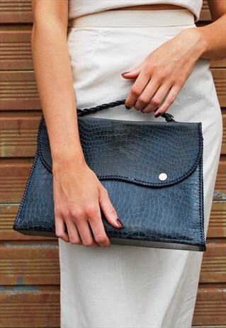 VINTAGE 70S REAL LEATHER BAG