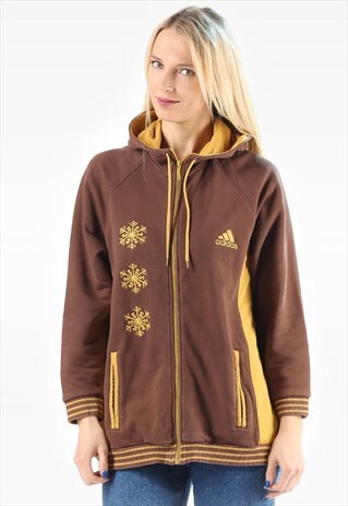 ADIDAS ZIP UP HOODIE BOMBER JACKET