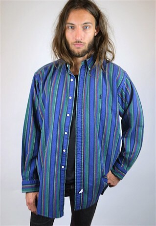 VINTAGE 90'S RALPH LAUREN STRIPED SHIRT