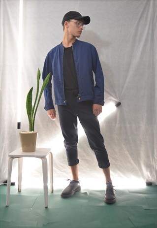 BLUE BOMBER JACKET
