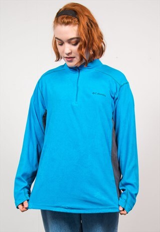 VINTAGE QUARTER ZIP FLEECE JUMPER