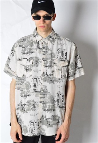 VINTAGE 60S RETRO SHORT SLEEVE SHIRT