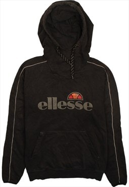 Vintage 90's Ellesse Hoodie Pullover Spellout Heavyweight