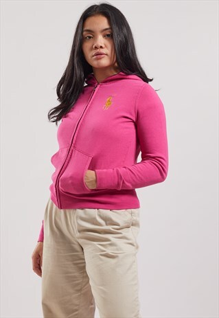 VINTAGE RALPH LAUREN ZIP-UP HOODIE