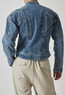 Men's Zip-up denim jacket S VOL.2