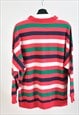 VINTAGE 90S STRIPED SWEATSHIRT 