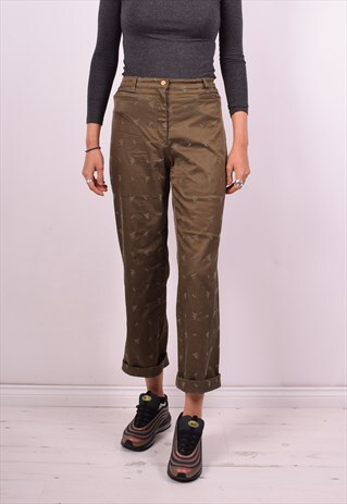 ROCCOBAROCCO WOMENS VINTAGE TROUSERS W32 L27 GREEN 90'S