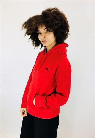 VINTAGE FILA SPELLOUT HOODIE