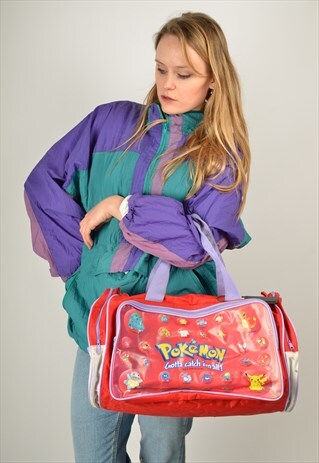 VINTAGE POKEMON 90'S WEEKEND HOLDALL BAG