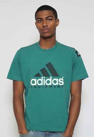 VINTAGE ADIDAS EQUIPMENT LOGO T-SHIRT