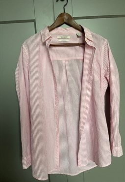 Vintage Pink Stripped Cotton Shirt