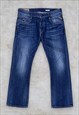 Vintage Replay Jeans Blue Denim Jimi Bootcut W36 L32