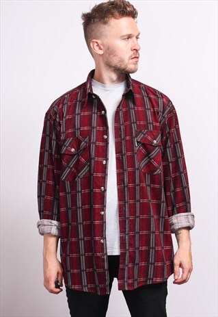 VINTAGE CORDUROY CORD SHIRT