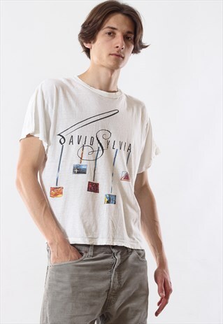 1988 VINTAGE MENS DAVID SYLVIAN BAND TEE TOUR T SHIRT