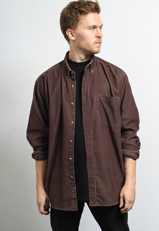 VINTAGE CORDUROY SHIRT GREY