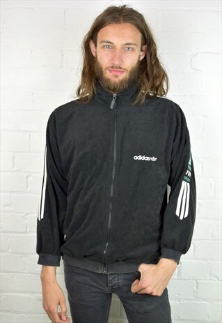 VINTAGE 90'S ADIDAS VELOUR TRACK JACKET