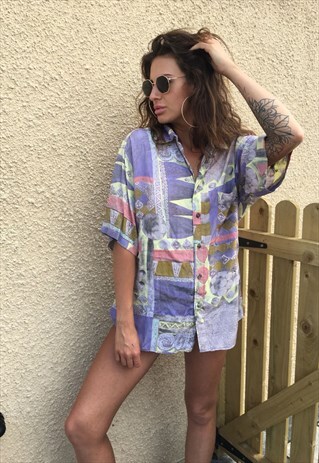OVERSIZED RETRO 90S 80S VINTAGE UNISEX FESTIVAL SHIRT