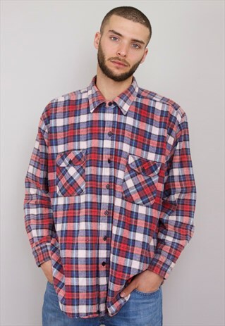 VINTAGE 90S THICK CHECK SHIRT