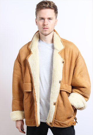 VINTAGE SUEDE SHEEPSKIN JACKET