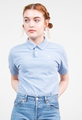 VINTAGE 90'S BLUE RALPH LAUREN POLO T-SHIRT