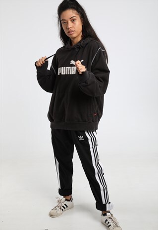 90S PUMA PRINT LOGO HOODIE