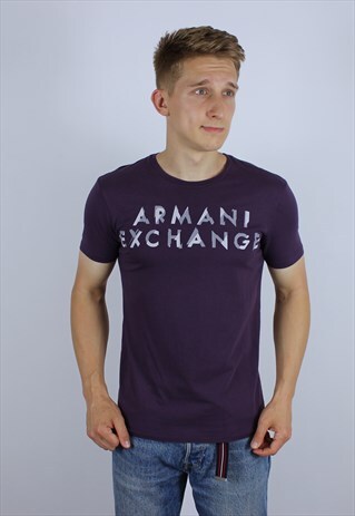 VINTAGE ARMANI EXCHANGE MENS T-SHIRT TOP