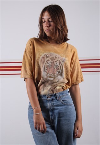TIE DYE TIGER T-SHIRT