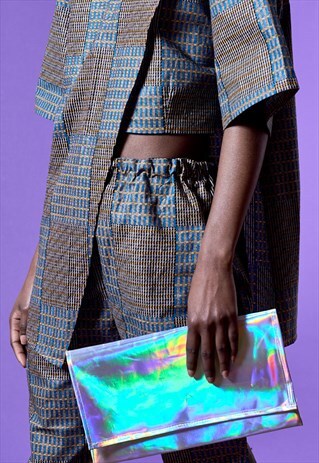HAUSA HOLOGRAPHIC CLUTCH