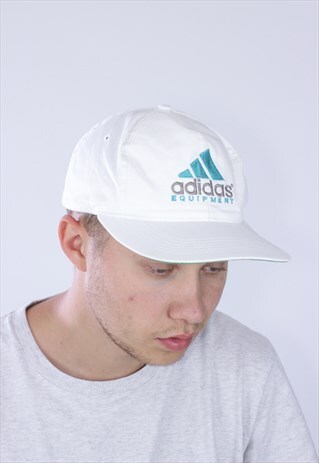 90S VINTAGE MENS ADIDAS EQUIPMENT BIG LOGO CAP
