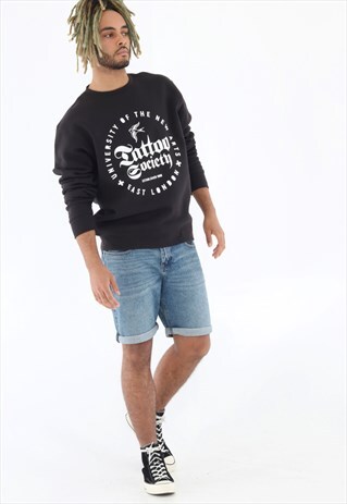 TATTOO SOCIETY BLACK SWEATSHIRT