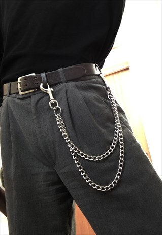 VINTAGE DOUBLE METAL CHAIN